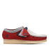 Фото #1 товара [26166291] Mens Clarks Originals Wallabee VCY 'Red Combi Suede'