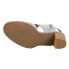 TOMS Majorca Closed Toe Block Heels Womens Grey Casual Sandals 10018245T
