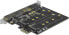 Фото #1 товара Kontroler Delock PCIe 3.0 x1 - 2x M.2 SATA B-key (90432)