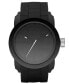 Фото #1 товара Мужские наручные часы с черным силиконовым ремешком Diesel Black Silicone Strap Watch 44mm DZ1437