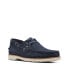 Фото #4 товара Clarks Durleigh Sail 26164454 Mens Blue Loafers & Slip Ons Boat Shoes