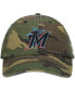 Men's '47 Camo Miami Marlins Team Clean Up Adjustable Hat