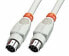 Фото #4 товара Lindy 8 Pin Mini DIN Cable 2 m - 2 m - Male/Male - Grey