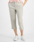 ფოტო #1 პროდუქტის Women's Mid-Rise Comfort Waist Capri Pants, 2-24W, Created for Macy's