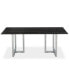 Фото #5 товара Emila 78" Rectangle Sintered Stone Mix and Match Dining Table, Created for Macy's