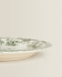 Фото #8 товара Floral earthenware dessert plate