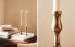 Фото #8 товара Thin golden candleholder