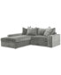 Фото #1 товара Michola 98" 2-Pc. Fabric Sectional with Chaise, Created for Macy's