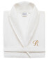 ფოტო #1 პროდუქტის Personalized Unisex Gold Embroidered Turkish Cotton Waffle Weave Bathrobe