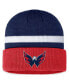 Men's Navy, Red Washington Capitals Fundamental Cuffed Knit Hat