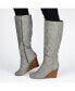 ფოტო #3 პროდუქტის Women's Langly Wedge Boots