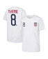 ფოტო #1 პროდუქტის Big Boys and Girls Weston McKennie White USMNT Name Number T-Shirt