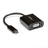 StarTech.com USB-C to VGA Adapter - Black - 1080p - Video Converter For Your MacBook Pro - USB C to VGA Display Dongle - Upgraded Version is CDP2VGAEC - 3.2 Gen 1 (3.1 Gen 1) - USB Type-C - VGA (D-Sub) output - 1920 x 1200 pixels