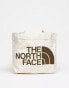 Фото #1 товара The North Face Half Dome large logo tote bag in off white