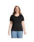 Фото #1 товара Plus Size Cotton Rib T-shirt