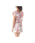 Women's Floral Print Eva Boat Neckline Dress