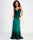 Фото #4 товара Juniors' Strappy Glitter Slim-Fit Gown