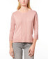 Фото #1 товара Women's Cable-Knit Drop-Shoulder Sweater