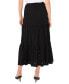 Petite Knit Eyelet Tiered Pull-On Maxi Skirt