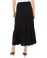 ფოტო #2 პროდუქტის Petite Knit Eyelet Tiered Pull-On Maxi Skirt