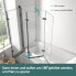 EMKE Duschwand für Badewanne 130x140cm