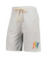 Фото #3 товара Men's Oatmeal Miami Marlins Mainstream Logo Terry Tri-Blend Shorts