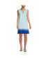 Фото #1 товара Petite Cotton Jersey Sleeveless Swim Cover-up Dress Print