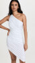 Norma Kamali 295974 Women's Diana Mini Dress, White, Size XS