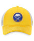 Фото #3 товара Men's Gold, White Buffalo Sabres Slouch Core Primary Trucker Snapback Hat