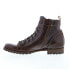 Bed Stu Old Bowen F479014 Mens Brown Leather Lace Up Casual Dress Boots 11.5