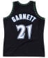 Фото #2 товара Men's Kevin Garnett Black Minnesota Timberwolves 1997-98 Hardwood Classics Swingman Player Jersey