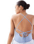 Pimkie lace up back detail body in blue