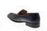 Фото #12 товара Carrucci KS478-120SC Mens Blue Leather Loafers & Slip Ons Penny Shoes