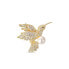 Фото #1 товара Брошь JwL Luxury Pearls Hummingbird Pearl Glam