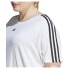 ADIDAS Aeroready Essentials 3 Stripes Plus Size short sleeve T-shirt