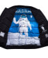 Фото #3 товара Men's Nasa Inspired Hooded Bomber Jacket with Printed Astronaut Interior