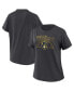 ფოტო #1 პროდუქტის Women's Charcoal Milwaukee Brewers Oversized Boyfriend T-shirt