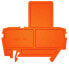 WAGO Endplatte für Sicherungsklemmen 2 mmdick orange 2002-992