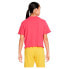 ფოტო #2 პროდუქტის NIKE Sportswear nergy Boxy Frilly short sleeve T-shirt