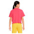 ფოტო #3 პროდუქტის NIKE Sportswear nergy Boxy Frilly short sleeve T-shirt