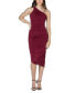 One Shoulder Ruched Bodycon Dress