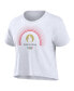 Фото #2 товара Women's White Paris 2024 Summer Olympics Cropped T-Shirt