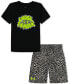 Фото #1 товара Toddler & Little Boys Logo T-Shirt & Printed Shorts, 2 Piece Set