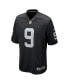 Фото #2 товара Men's Tyree Wilson Black Las Vegas Raiders 2023 NFL Draft First Round Pick Game Jersey