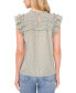 Фото #2 товара Women's Smocked Ruffle Yoke Blouse