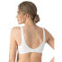 Hanes Signature Wireless Bra Women’s M White Wide Strap Comfortable Hook & Eye