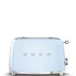 SMEG toaster TSF01PBEU (Pastel Blue) - 2 slice(s) - Blue - Steel - Buttons - Level - Rotary - China - 950 W