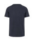 Фото #3 товара Men's Navy Distressed Houston Texans Gridiron Classics Time Lock Franklin T-shirt