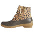Фото #3 товара Sperry Syren Gulf Leopard Duck Womens Brown Casual Boots STS86757