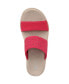 ფოტო #4 პროდუქტის Sienna Bright Washable Slide Wedge Sandals